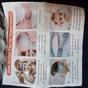 Adjustable Pink and Blue Baby Hat